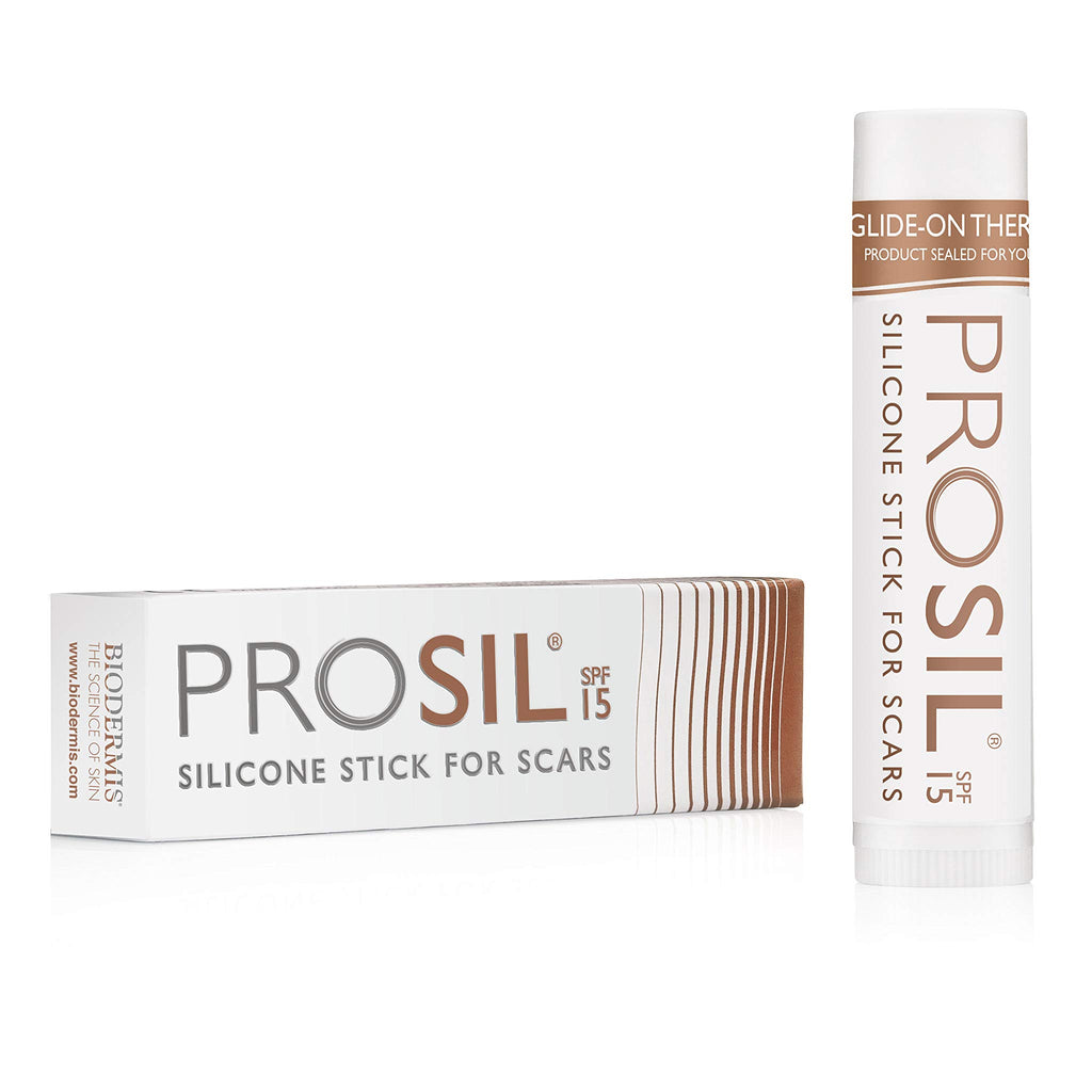 Pro-Sil SPF (Pro-Sil Sport) Patented Silicone Scar Treatment Stick w/Sunscreen (SPF 15) - Clinically Proven to Reduce the Appear