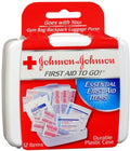 Mini First Aid to Go Kit, 12 Pieces, Plastic Case [Set of 4]