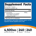 Nutricost Uva Ursi 4500mg, 240 Capsules - Vegetarian Capsules, Gluten Free, Non-GMO
