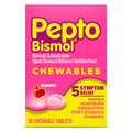 Pepto Bismol Chewables, Upset Stomach Relief, Bismuth Subsalicylate, Multi-Sympton Relief of Gas, Nausea, Heartburn, Indigestion