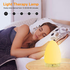 Hopihe Light Therapy Lamp, UV-Free 10000Lux Sunlight Lamp with Touch & Remote Control, Memory Function Happy Sun Lamp 4 Adjustab