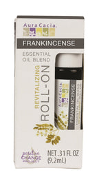 Aura Cacia Roll-On Essential Oil Blend, Frankincense, 0.31 Ounce (Pack of 12)