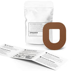 SIMPATCH Adhesive Patch for OmniPod - Pack of 25 - Multiple Colors Available (Brown)