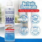 Rock Doctor Foaming Hand Soap In Seconds, Hand Soap Foam, Hand Soap Dispenser, Fresh Scent, No Rinse Alcohol-Free, Gentle on Sof