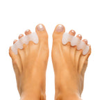 Original Ease Relief Gel Toe Correctors & Toe Spacers (2 Pair) - Correct Toes Naturally With Toe Separators For Men and Women - 