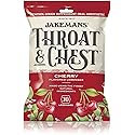 Jakemans Cherry Throat & Chest Lozenges Cough Drops - Cough, Sore Throat and Seasonal Distress Soothing Relief - Liquid Drop Sha