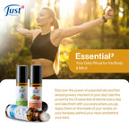 Swiss JUST Essential Oil - 3 Piece Set - Relaxation Trio for Sense Aromatherapy Bliss - 31 Herbal Oil, Guduchi, and Anti-Stress