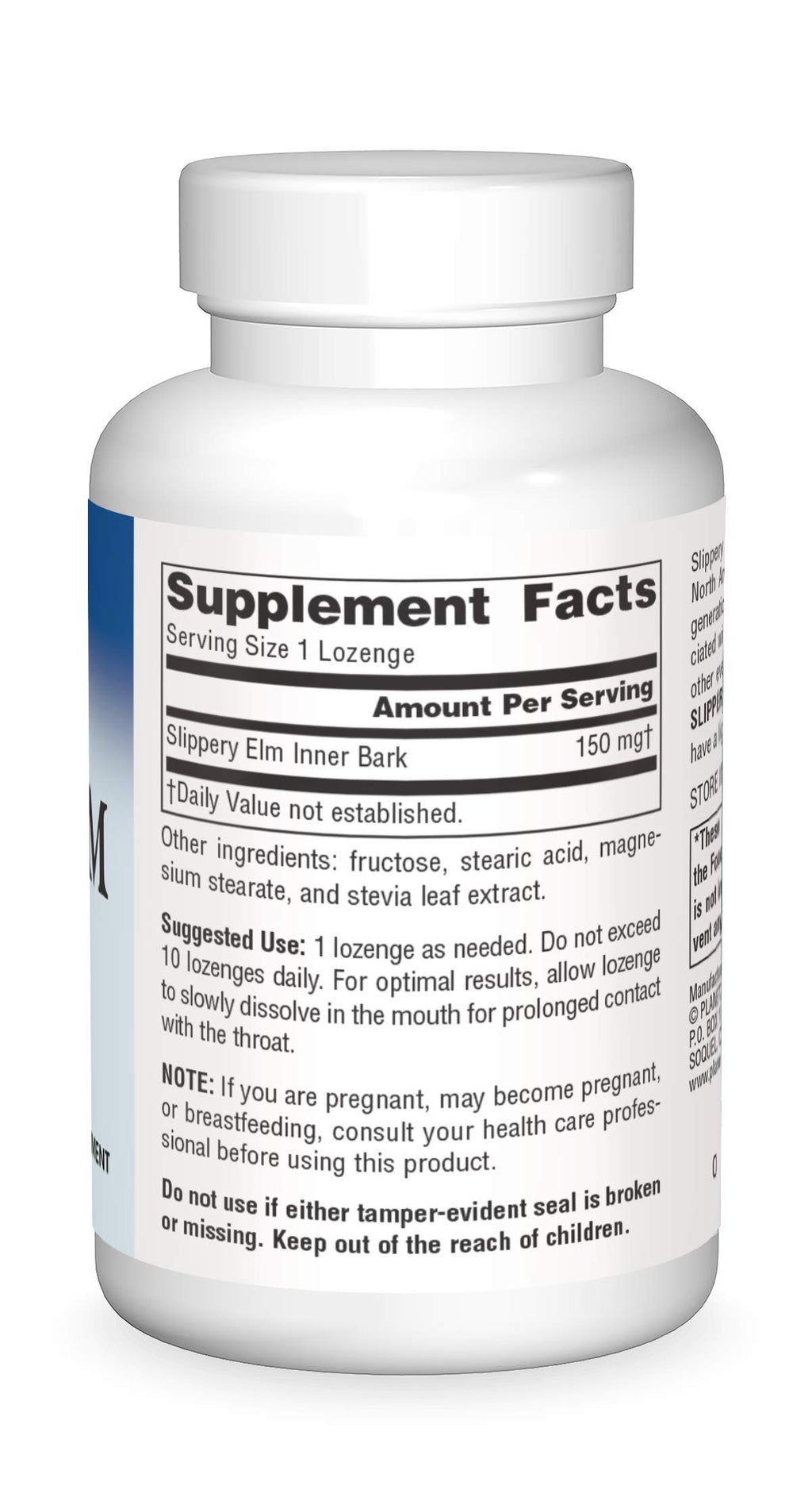 Planetary Herbals Slippery Elm Lozenges, Herbal Throat Support, 100 Lozenge