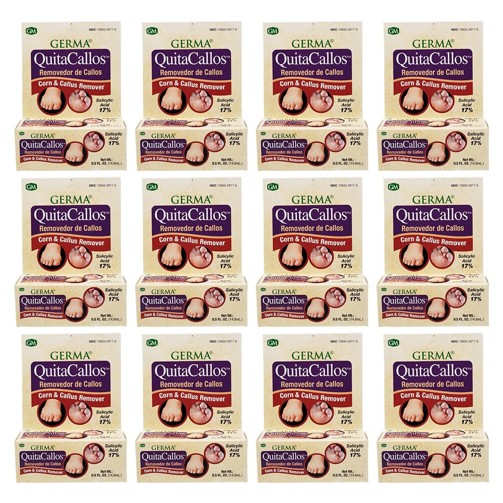 Germa Corn & Callus Remover - Quita Callos 0.5 Oz (Pack of 12)
