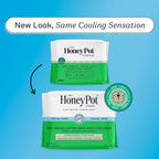 The Honey Pot Company - Herbal Panty Liners for Women - Heavy Flow w/Wings - Infused w/Essential Oils for Cooling Effect & Organ