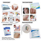DEFTGET Waterproof First Aid Kit Travel essentials small Emergency Survival Kits mini Durable Lightweight for Minor Injuries Cam