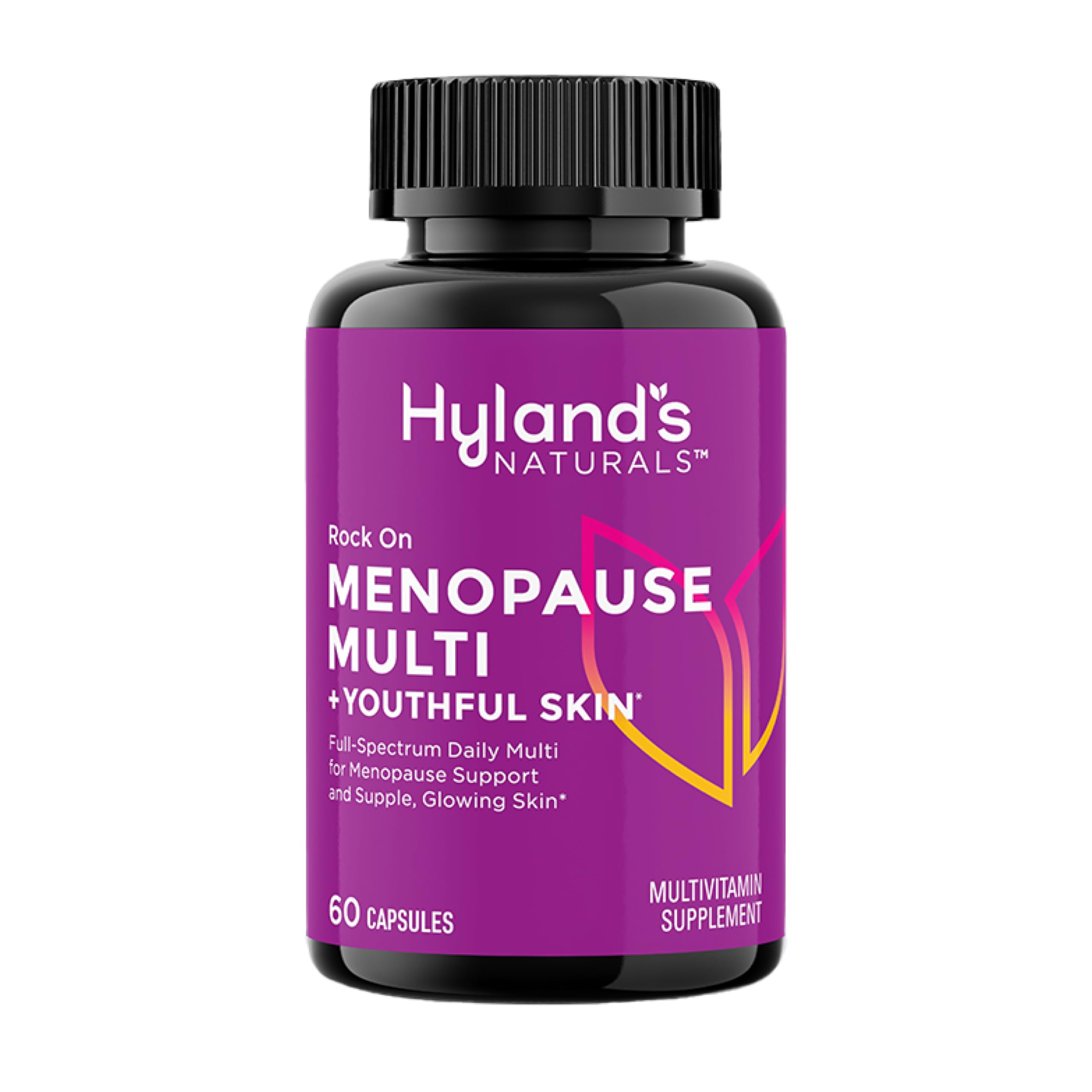 Hylands Rock On Menopause and Youthful Skin Multivitamin for Women with Immune Support, 60 Capsules, Menopause Relief for Women