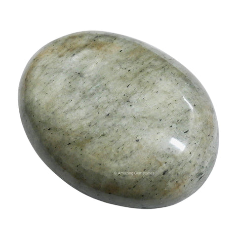 Chrysoberyl Cats Eye Crystals and Healing Stones - Large Palm Stone Crystals Piedra - Crystal for Good Luck, Positive Energy, Me