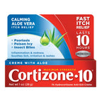 Cortizone 10 Maximum Strength Cream With Aloe, 1% Hydrocortisone Anti-Itch Cream, 1 oz. - Packaging May Vary