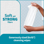 Medline ReadyFlush Biodegradable Flushable Personal Cleansing Wipes, Fragrance Free, 24 Count