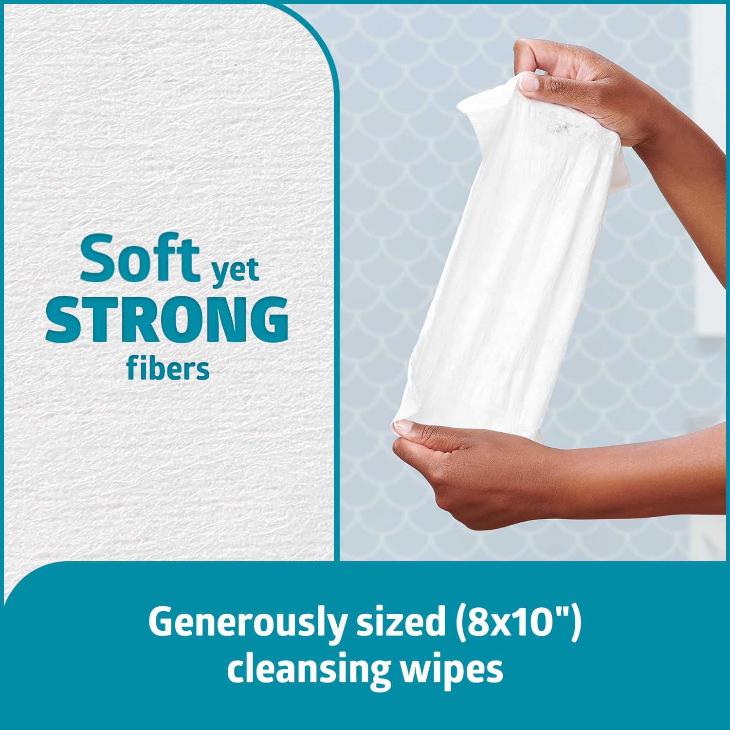 Medline ReadyFlush Biodegradable Flushable Personal Cleansing Wipes, Fragrance Free, 24 Count