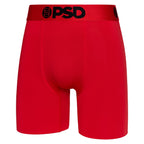 PSD Mens Boxer Briefs - Infrared Solid, 7 Inch Inseam, Moisture-Wicking, 4-Way Stretch, Boxer Briefs for Men Pack