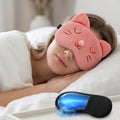 Jenna Cooling Gel Sleeping Eye Mask For Relaxation And Sleep Adjustable Strap Soft Fabric Night Blind Fold For Comfort And Trave