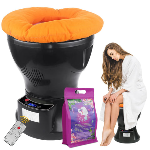 TOKPELA Yoni Steam Pot, Yoni Steam Kit, Yoni steamer with Seat Cushion and 20 Bags Yoni Herbs, For Women Cleaning and Tightening