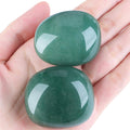 YATOJUZI 1.6''-2'' Green Aventurine Natural Crystals and Healing Stones Worry Stones Polished Rocks Green Gemstones Palm Stone f