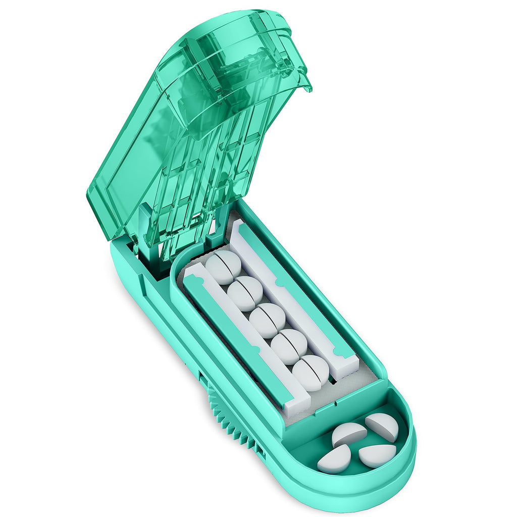 DEPAD Pill Cutter Splitter for Cutting Multiple Pills, Adjustable Pill Cutters Splitters for Small and Tiny Pills with Accurate 