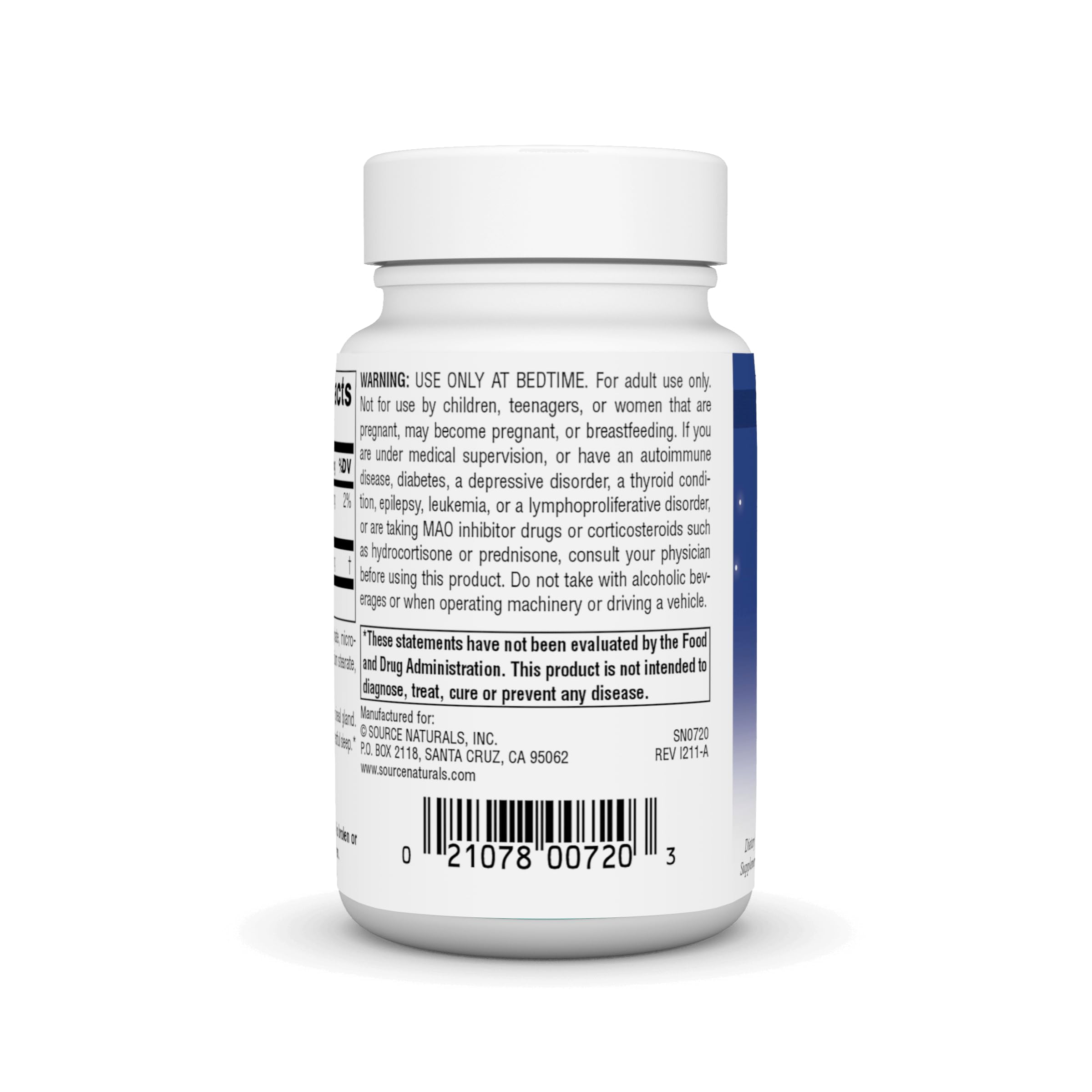 Source Naturals Melatonin 1 mg - 200 Tablets