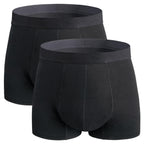 REELINDRY Mens Incontinence Underwear Washable, 2.3 oz Leak Proof Absorbent Odor Neutralization Briefs for Bladder Leak 2 Pack(B
