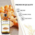 EUQEE Frankincense Essential Oil 118ml Large Bottle Pure Frankincense Oil with Glass Dropper Greatect for Aromatherapy, Diffuser