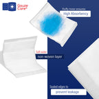 GauzeCare Sterile Abdominal- ABD Combine Pads| 40-Pack, 8x10 Inches| Extra Absorbent & Thick, Individually Wrapped Wound Dressin