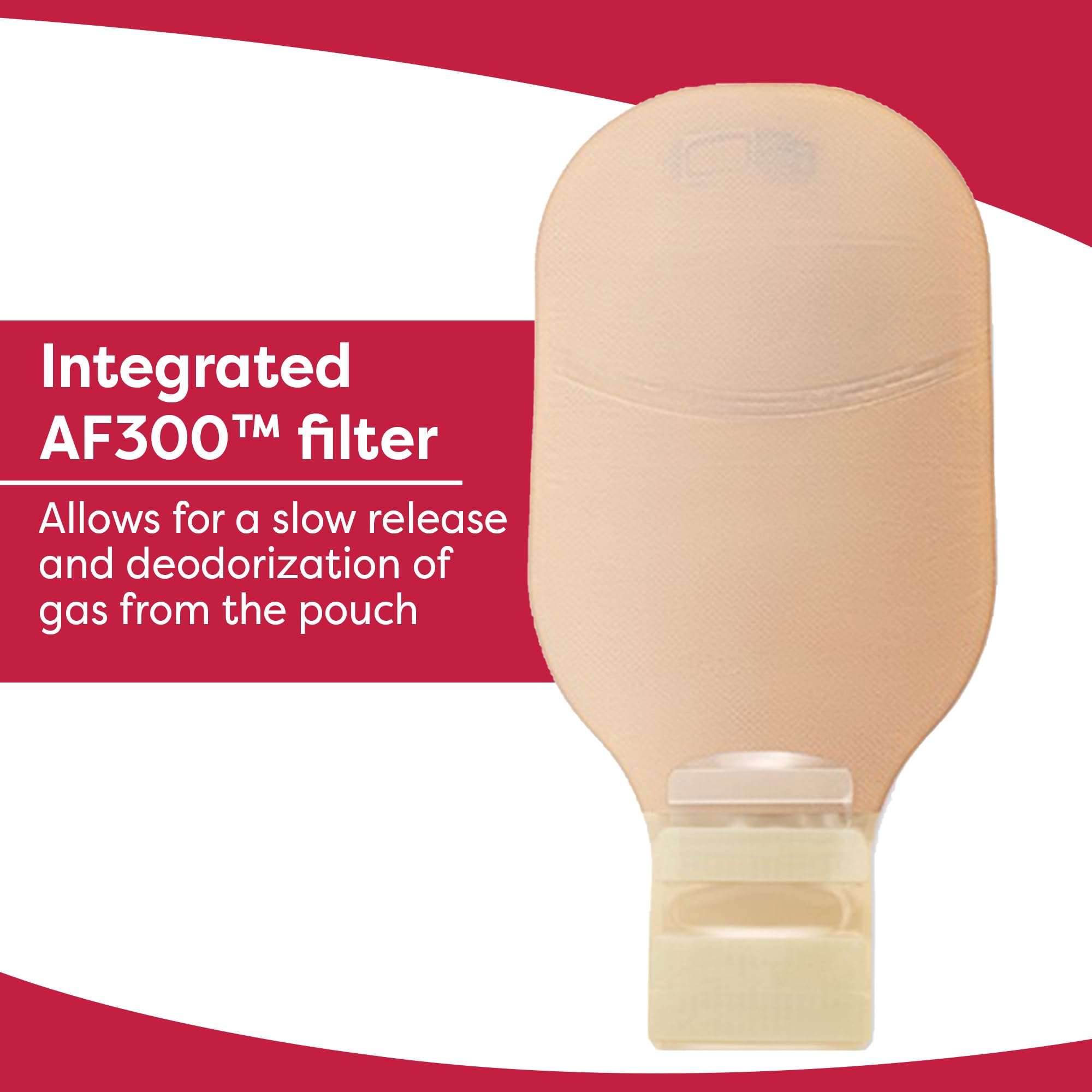 Premier Ostomy Pouch Drainable 3/4 Inch Stoma 12L 1pc System Beige 8960, 5 Ct