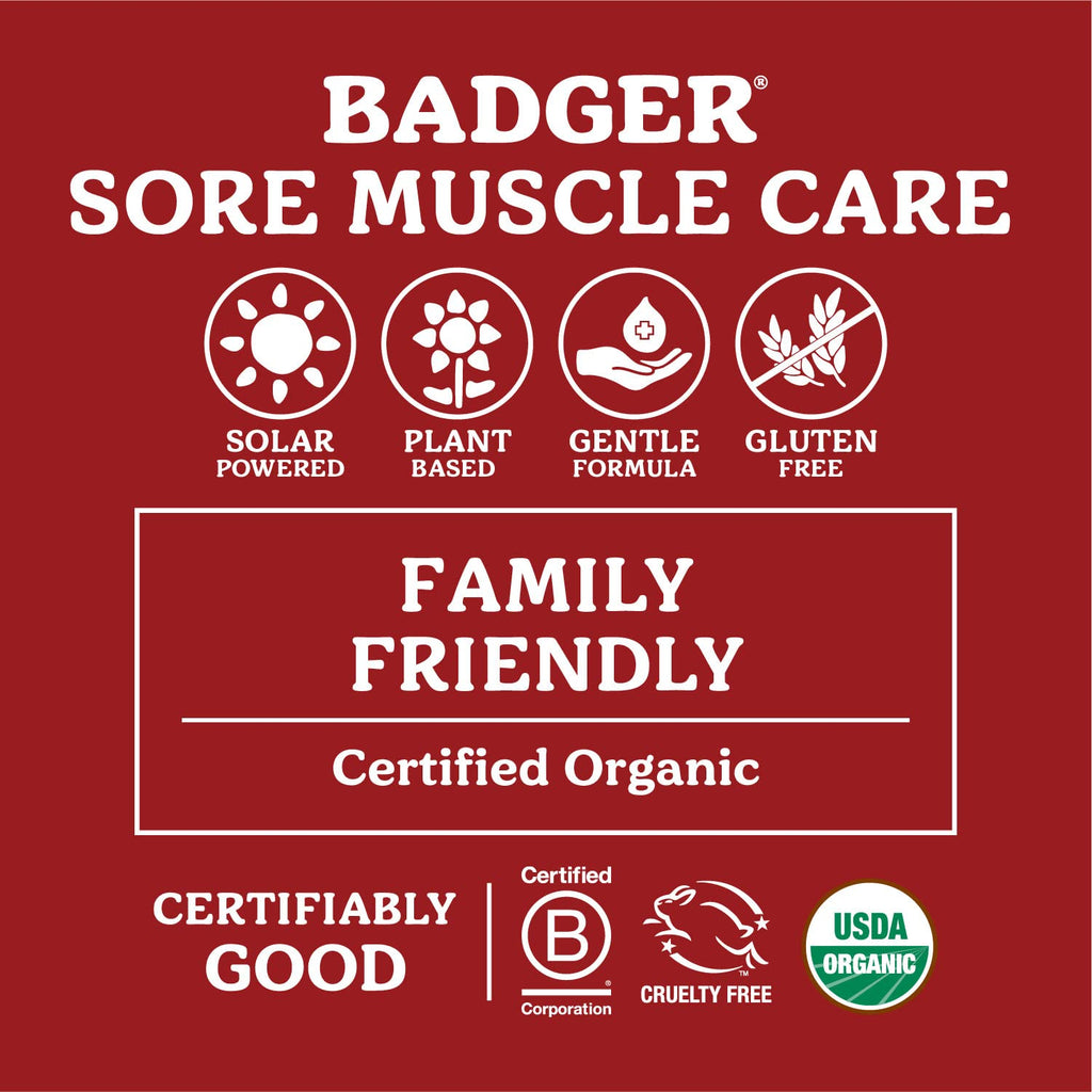 Badger - Deep Tissue Massage Oil, Ginger with Arnica & Cayenne, Certified Organic Massage Oil, Warm & Soothe, Massage Oil for So