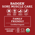 Badger - Deep Tissue Massage Oil, Ginger with Arnica & Cayenne, Certified Organic Massage Oil, Warm & Soothe, Massage Oil for So