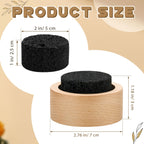 Chunful 4 Pcs Lava Rock Essential Oil Diffuser Lava Stone Passive Diffuser for Sauna Decorating at Home, Office, Bedroom, Bathro