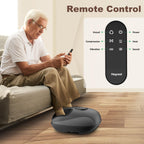 Heycool Shiatsu Foot Massager, Electric Foot Massager Machine with Heat, Deep Kneading, Compression, Vibration, Remote Control,