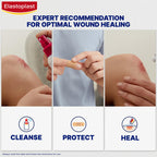 Elastoplast Extra Flexible Finger Strip Plasters (16 Pieces), Flexible and Durable Plasters for Fingers, Stretchy Fabric Plaster