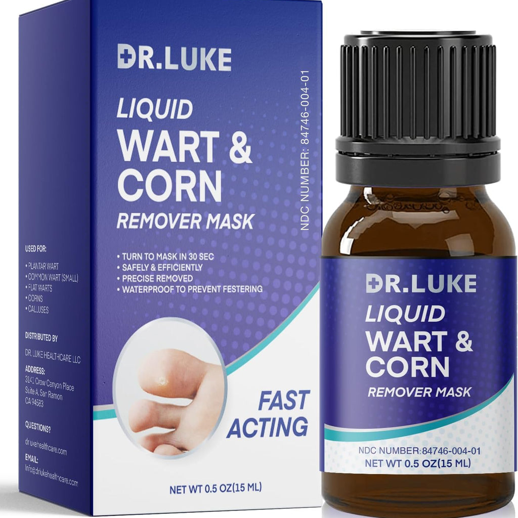 Plantar Wart Corn Remover Freeze Off For Feet: Strongest Wart Corn Removers for Toes Feet - Exclusive Formula 17% Salicylic Acid