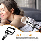 Beaupretty Cupping Hand Pump Handheld Vacuum Pump Replacement Strong Suction Manual Pressure Cupping Tool for Muscles