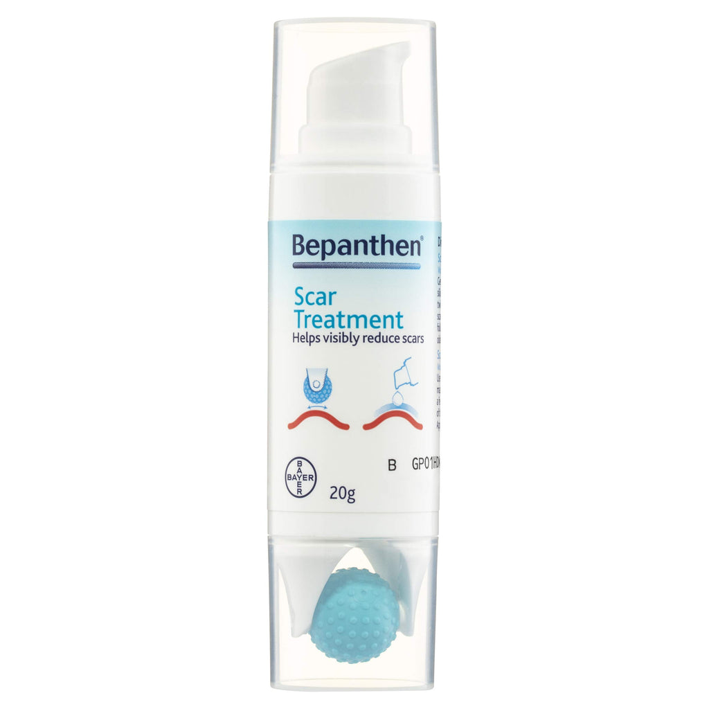 Bepanthen Scar Treatment Silicone Gel Helps Visibly Remove Scars, Moisturising Formula for New and Old Scars, 20 g