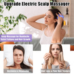 Viuyougor Scalp Massager - Electric, Portable Head Massager for Hair Growth, Waterproof, 3 Speed Modes & 8 Massage Claws