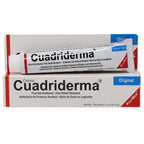 Cuadriderma Original, First Aid Antibiotic, Minor Cuts and Burns Protection Ointment, 1 Oz, Tube.