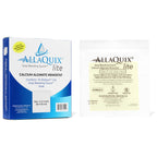 AllaQuix Lite Stop Bleeding Gauze - Calcium Alginate Wound Dressing (X-Large 4-inch Square) First Aid Hemostatic Gauze (Blood Cl