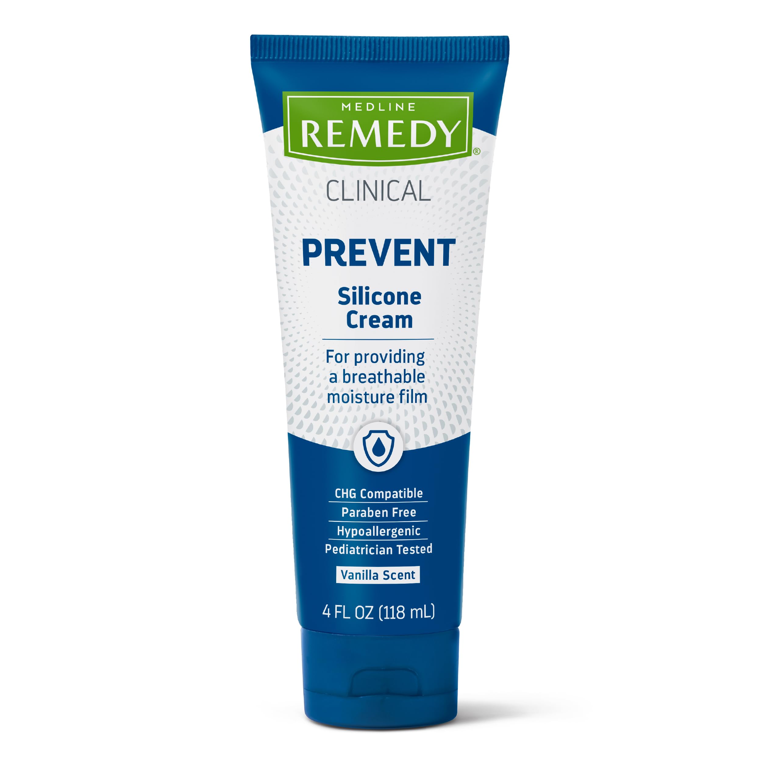Medline Remedy Clinical Silicone Cream, Vanilla Scented, 4 oz.