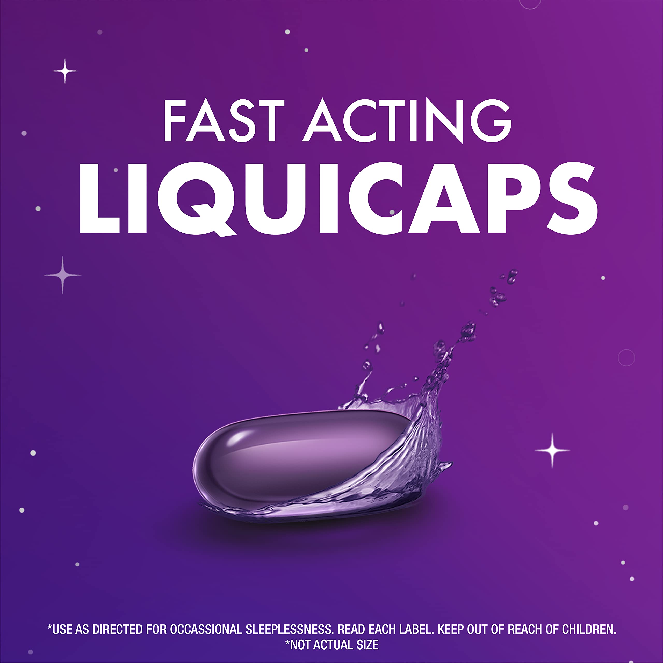 ZzzQuil, Nighttime Sleep Aid LiquiCaps, 25 mg Diphenhydramine HCl, No.1 Sleep-Aid Brand, Non-Habit Forming, Fall Asleep Fast, 48