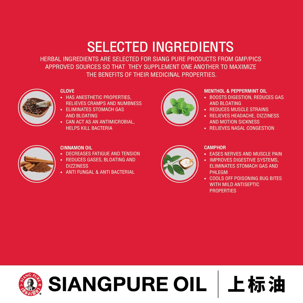 Siang Pure Oil Original Formula 25 cc (White)