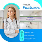 Safe n Simple No Sting Skin Prep Wipes - 100 Individual Ostomy Barrier Film 2.4 x 2.4 - Skin Barrier Film Wipes for Ostomy - Pr