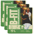BFit Economy Adult Diaper L Size Tape Style | 30 (Large) | Waist 32.6859.84 Inch | Refastenable Tapes, Cottony Comfort, Gel Co