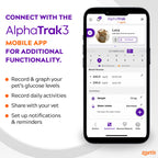 AlphaTrak 3, 8 Piece Pet Blood Glucose Monitoring Kit for Diabetic Cats, Dogs, and Horses All-in-One Solution for in-Clinic Or a