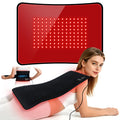 Red Light Therapy Mat for Body, 18*14 Red Light Therapy Pad with 140 LEDs and Controller, 660nm&850nm Near Infrared Light Ther