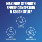 Mucinex Fast-Max Severe Congestion & Cough Medicine, Maximum Strength Symptom Relief, Over-The-Counter Medication, Cold Medicine