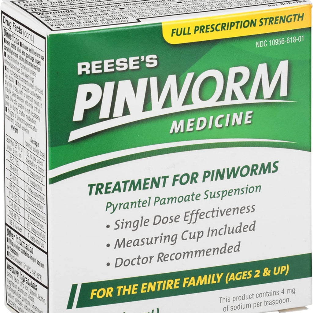 REESE'S PINWORM Medicine 1 oz PYRANTEL PAMOATE Suspension